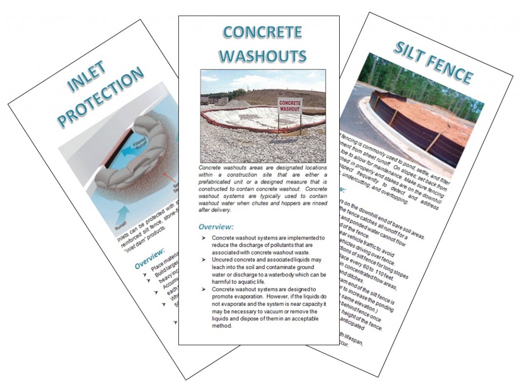 Water Quality and construction Site Brochures image